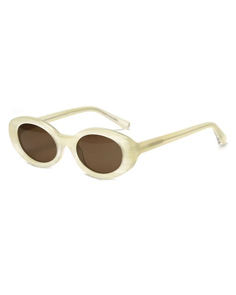 Elizabeth & James McKinley Oval Acetate Sunglasses.